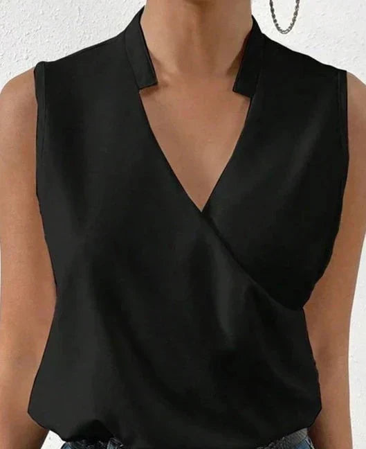 Madisyn | Chic Sleeveless Solid Color Top