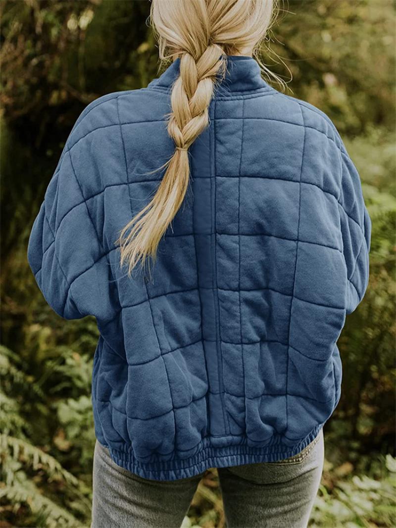 Rasmine | Elegant Quilted Jacket with Zipper
