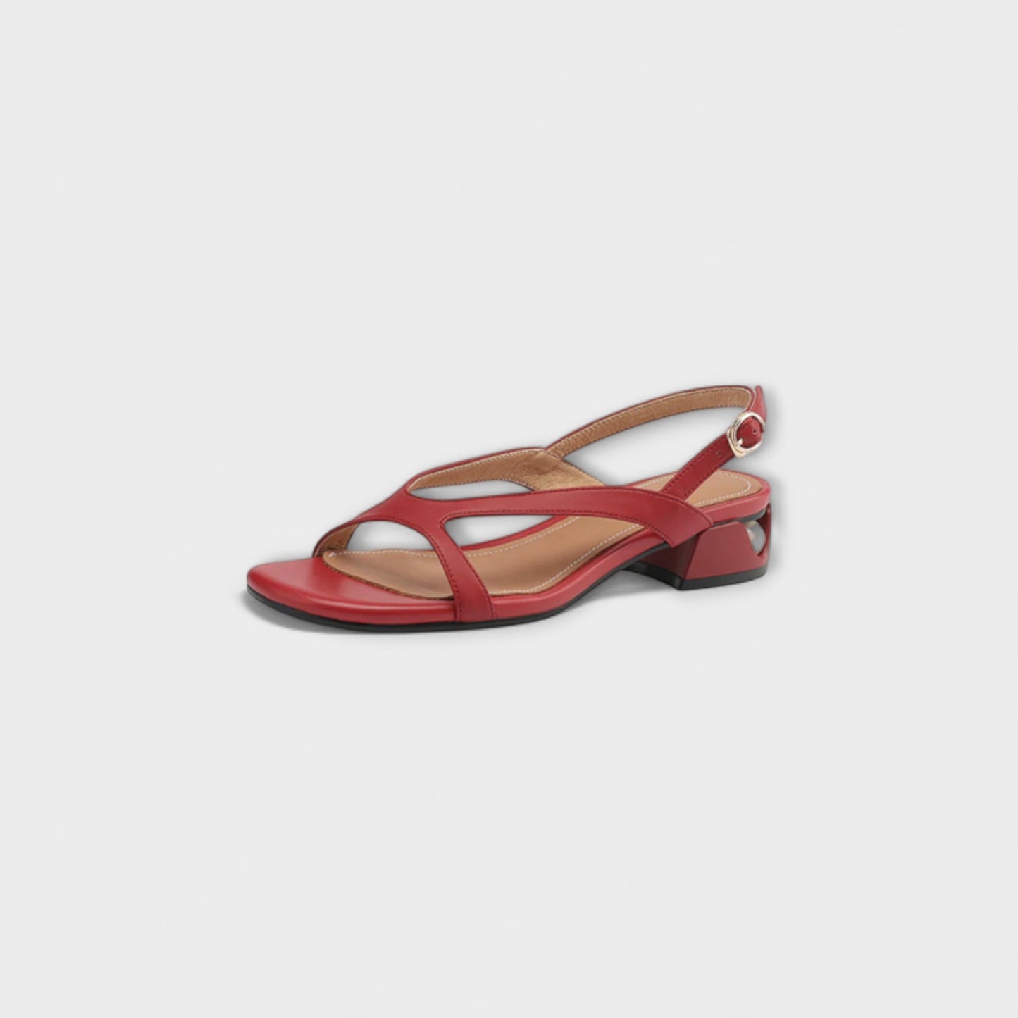 Evelyn - Elegant Flade Sandaler Minna med Sofistikeret Finish