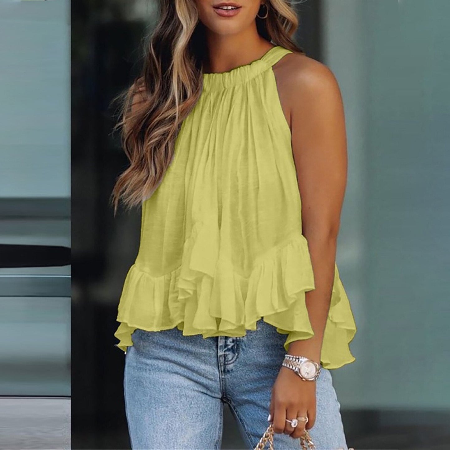 Lianne | Ruffled Top