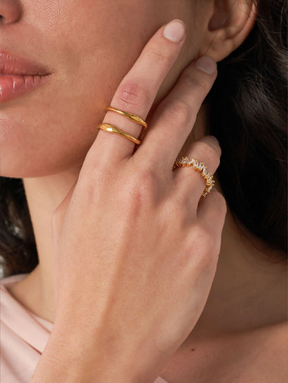 TAZALYETTE™ – Diamond Ring in 18K Gold