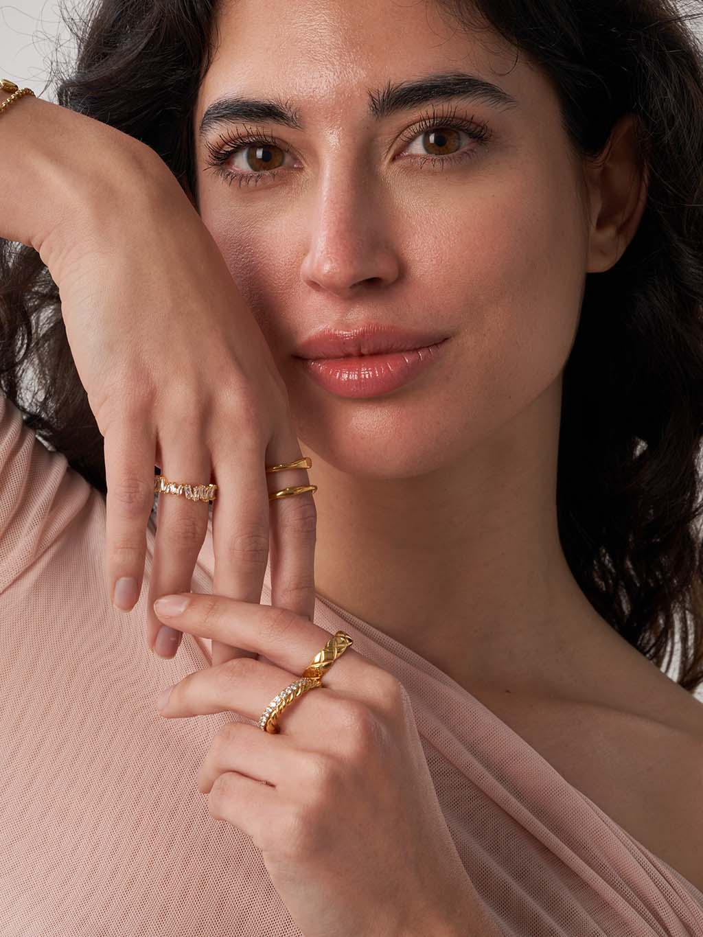 TAZALYETTE™ – Diamond Ring in 18K Gold