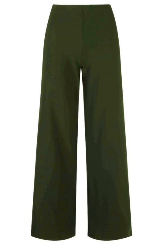 Henne Wide-Leg Pants | Army Green | Liberté Trousers