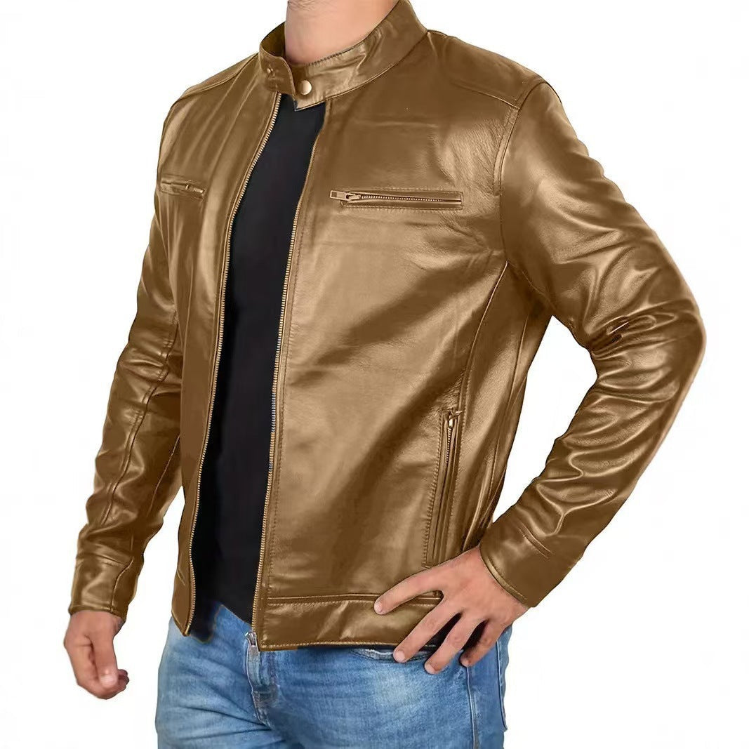 Jesper™ | Classic Biker Leather Jacket