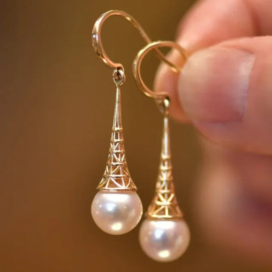 Retro Pearl Earrings