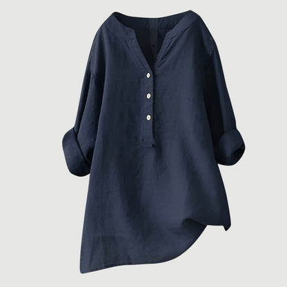 Lene | Behagelig bluse med knapper
