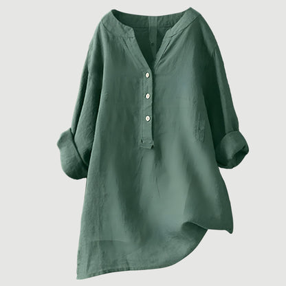 Lene | Behagelig bluse med knapper