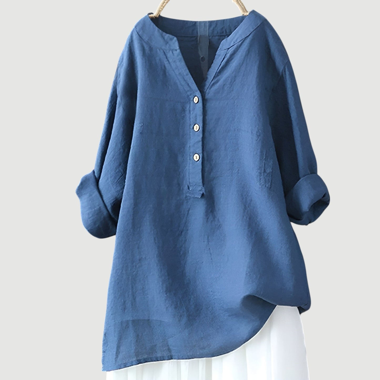 Lene | Behagelig bluse med knapper