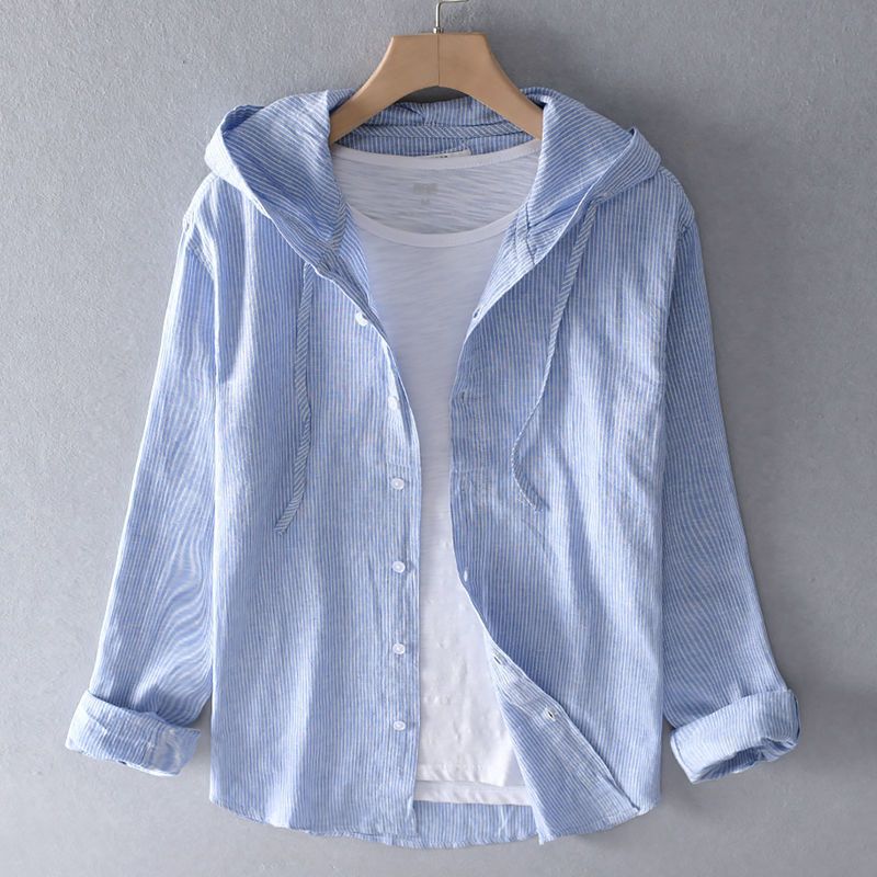 Nova | Elegant og let hør-hoodie til afslappede dage.
