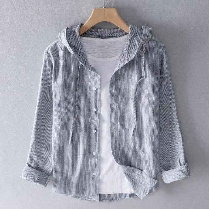 Nova | Elegant og let hør-hoodie til afslappede dage.