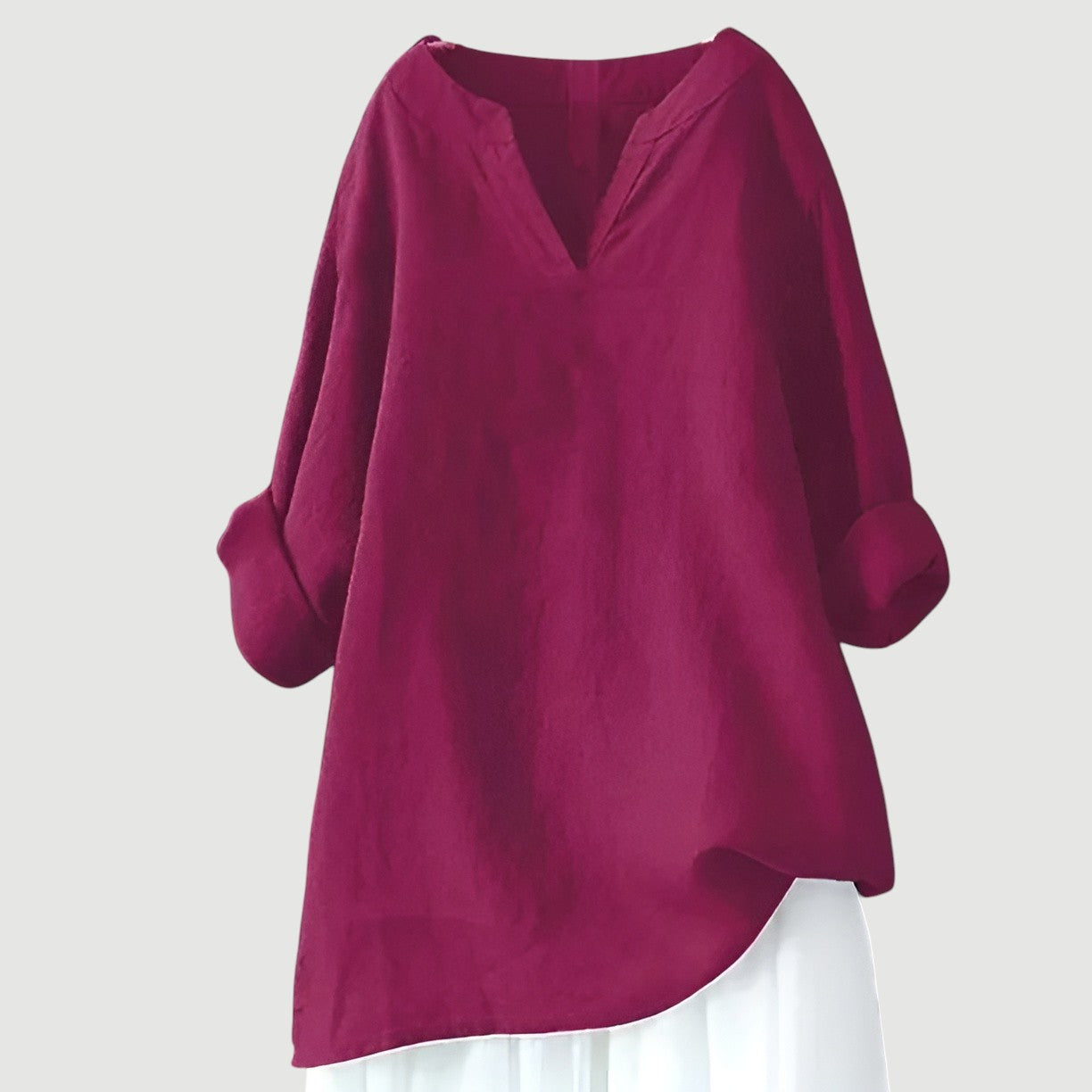 Lisbeth | Elegant Linnedbluse til Varme Dage