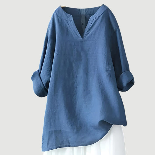 Lisbeth | Elegant Linnedbluse til Varme Dage