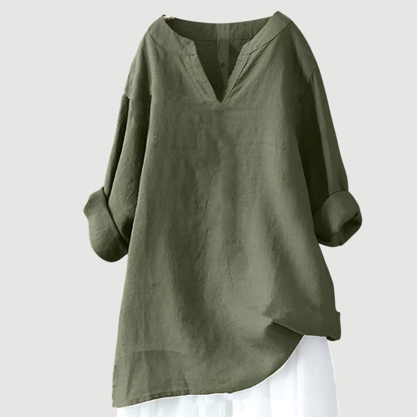 Lisbeth | Elegant Linnedbluse til Varme Dage