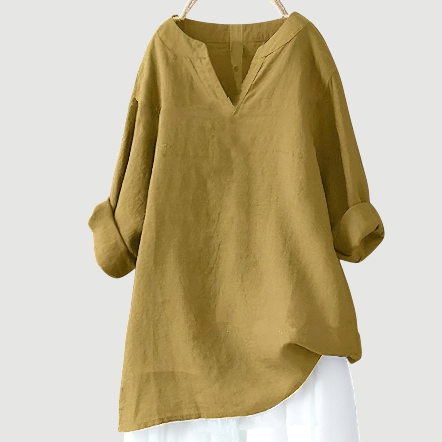 Lisbeth | Elegant Linnedbluse til Varme Dage