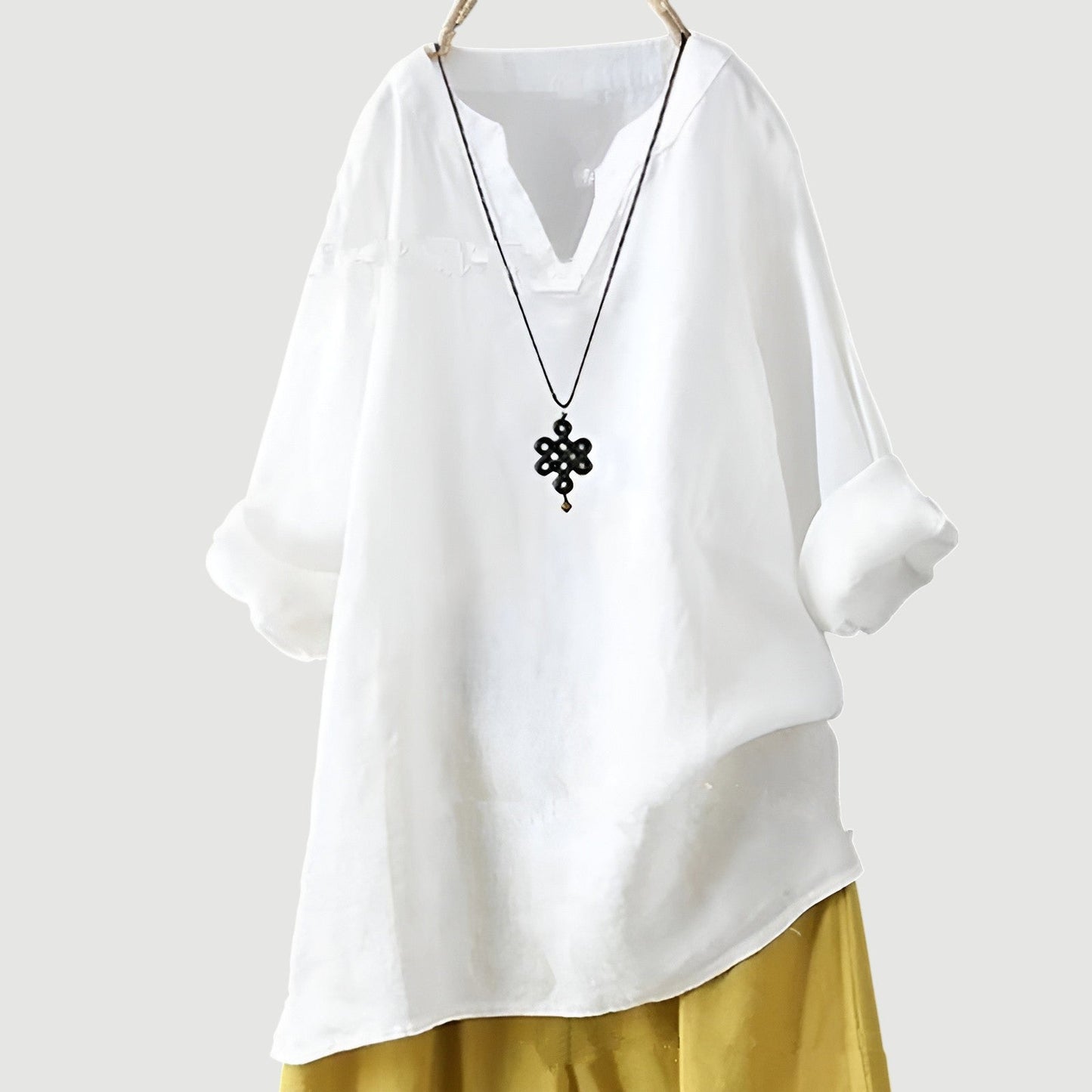 Lisbeth | Elegant Linnedbluse til Varme Dage